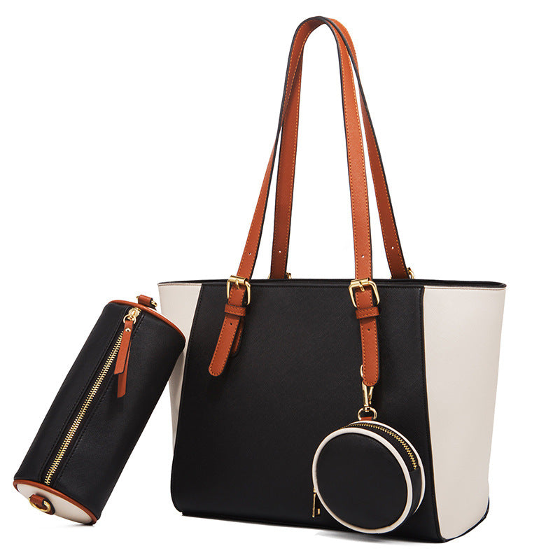 Fashion Large Capacity Three-in-one Saffiano Bag