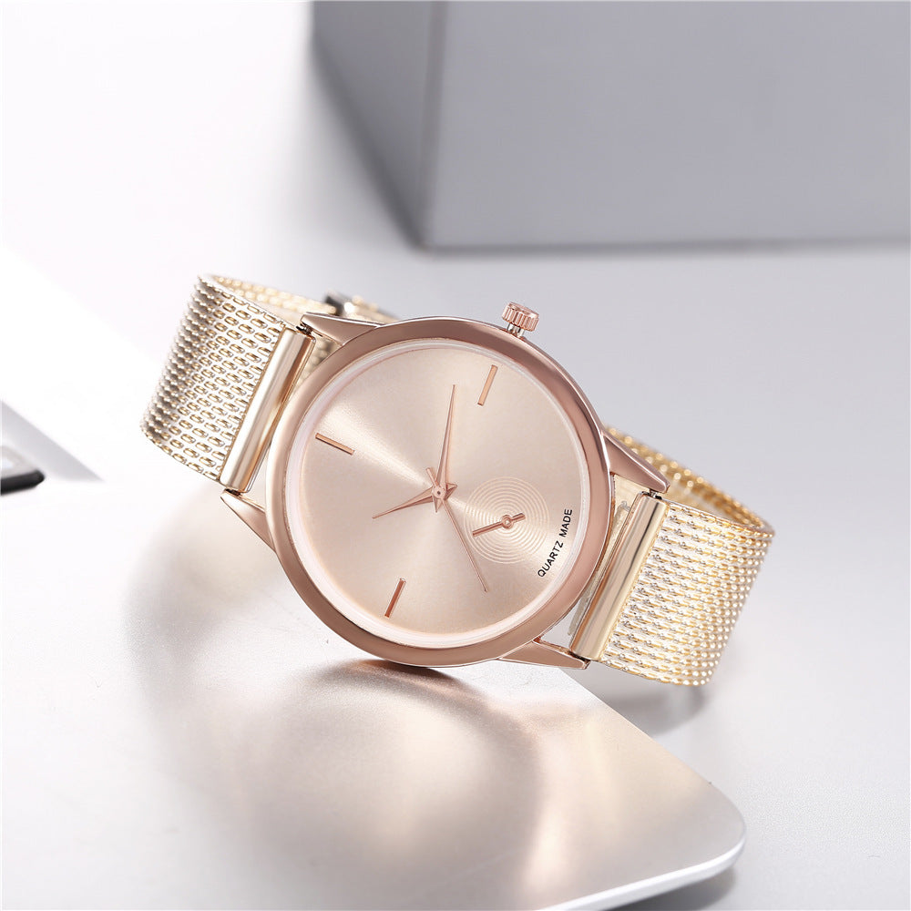 Women's Creative Plastic Mesh Quartz Watch