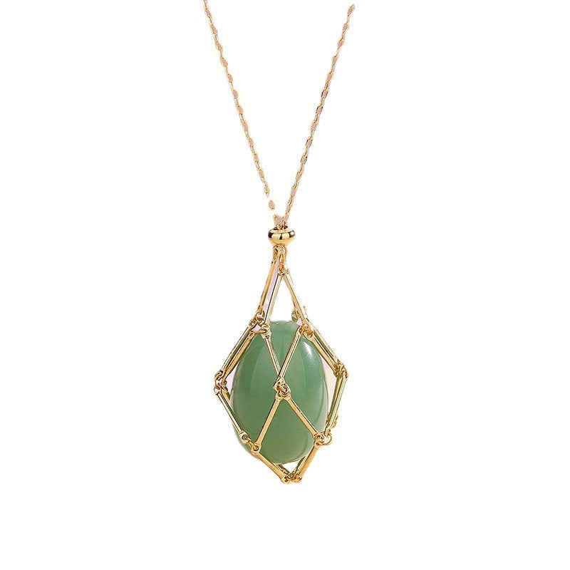 Natural Energy Crystal Pendant Necklace