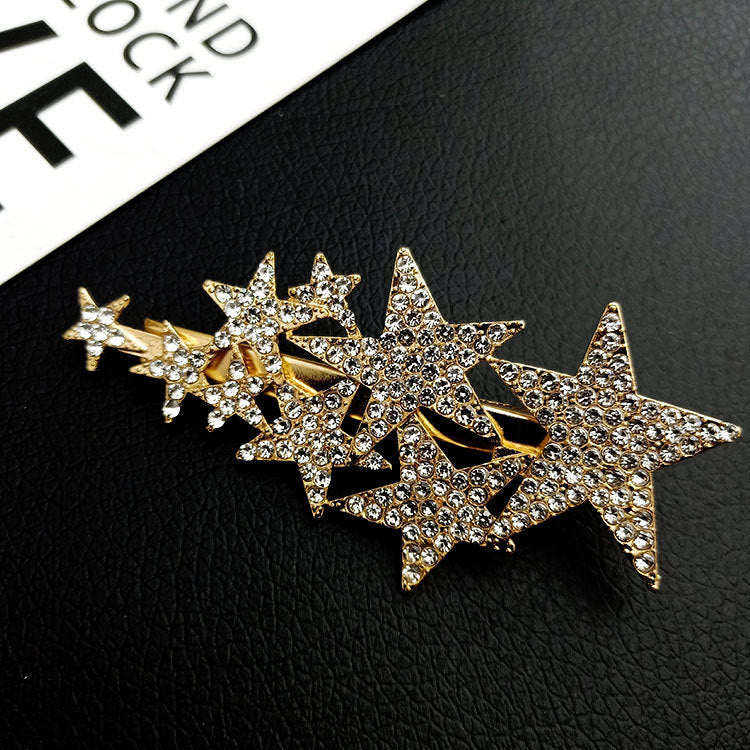 Full Diamond Star Hair pin