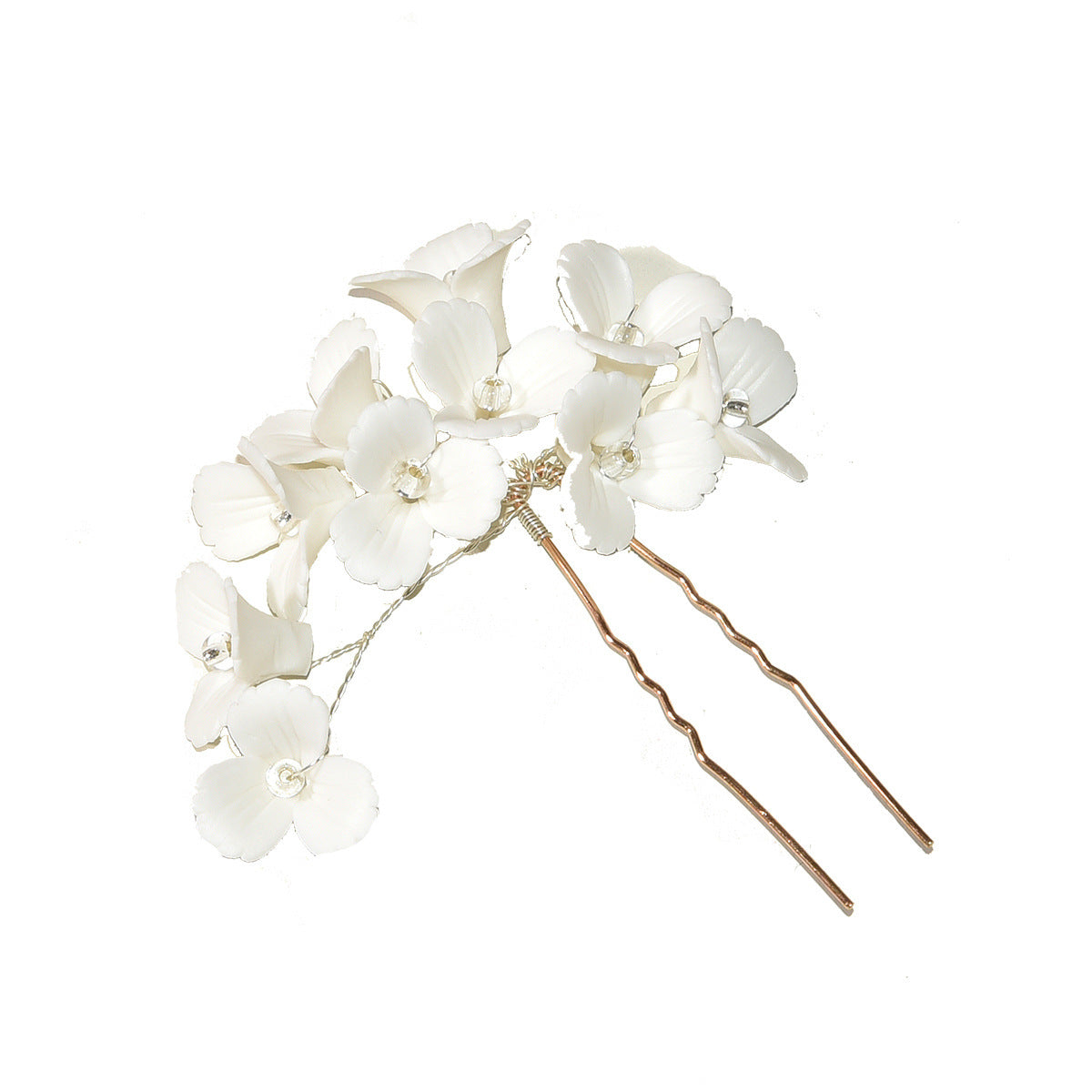 White Flower Hairpin