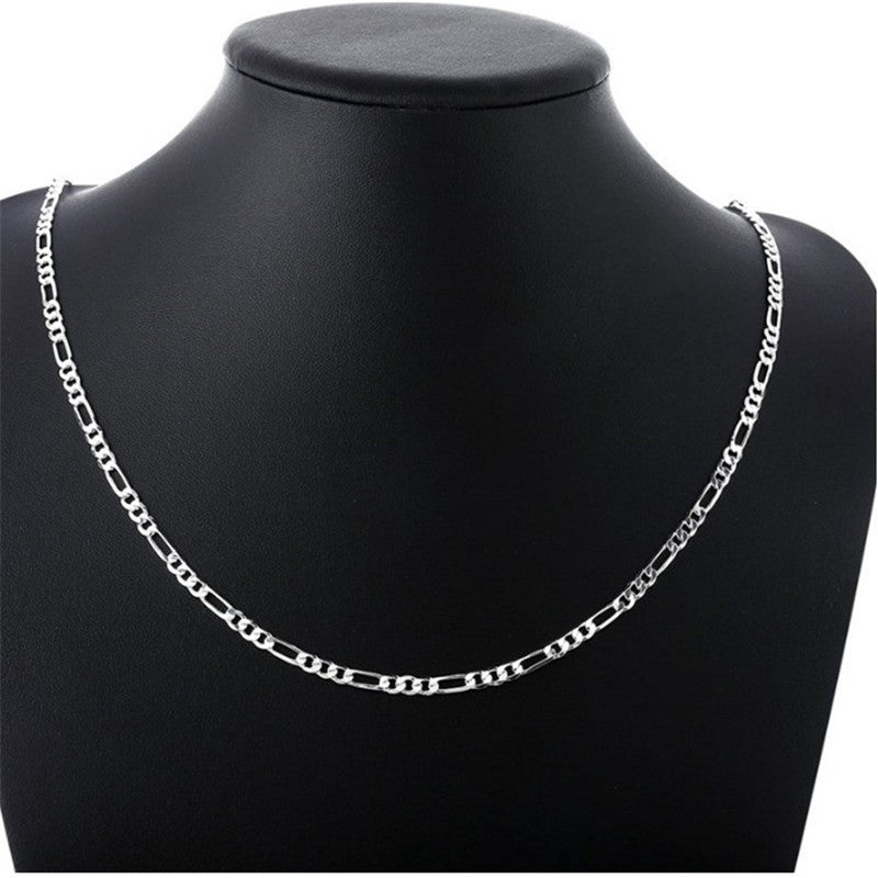 Silver Plated Sweater Accessories Necklace