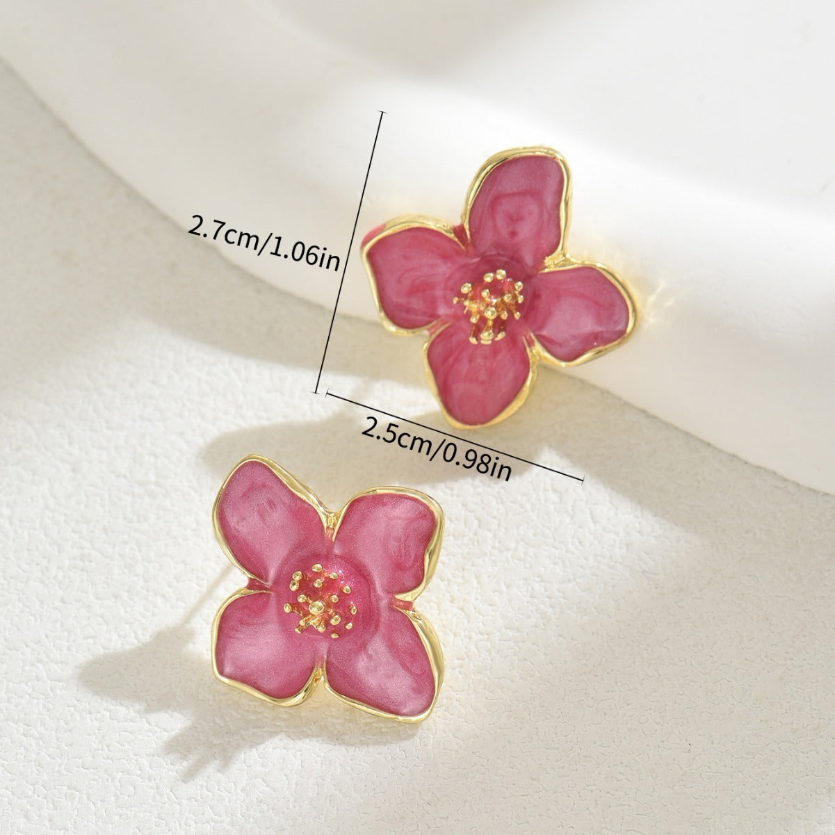 Women's Flower Stud Earrings