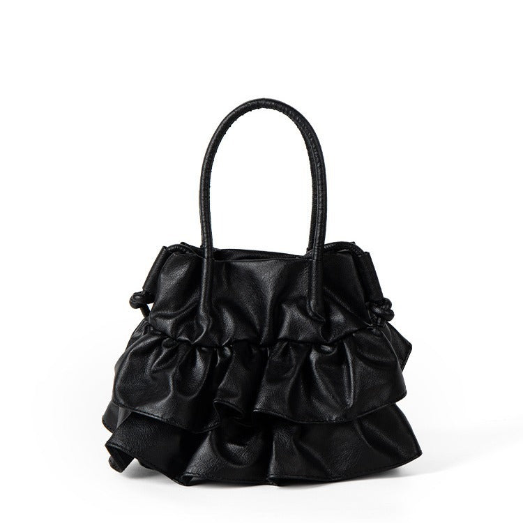 Women's Pleated Ruffled Handbag