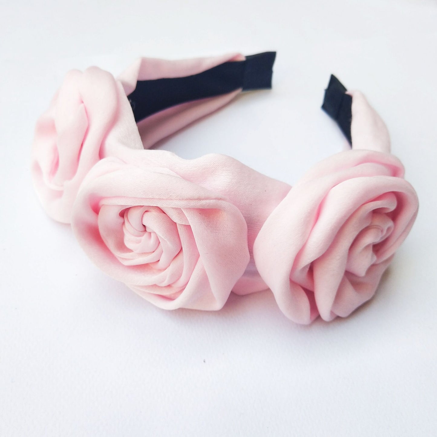 Solid Color Sweet Three Flowers Headband