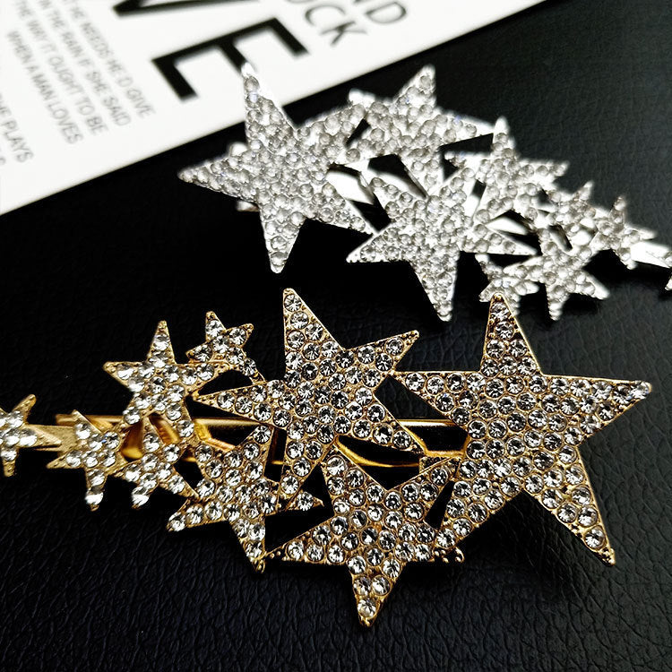 Full Diamond Star Hair pin