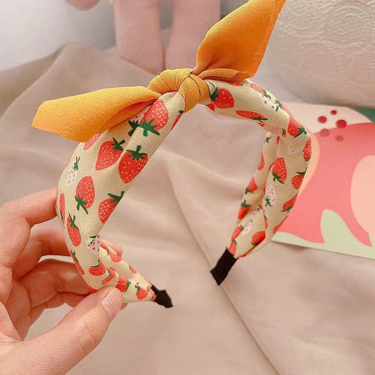 Children's Fabric Print Fruit Headband