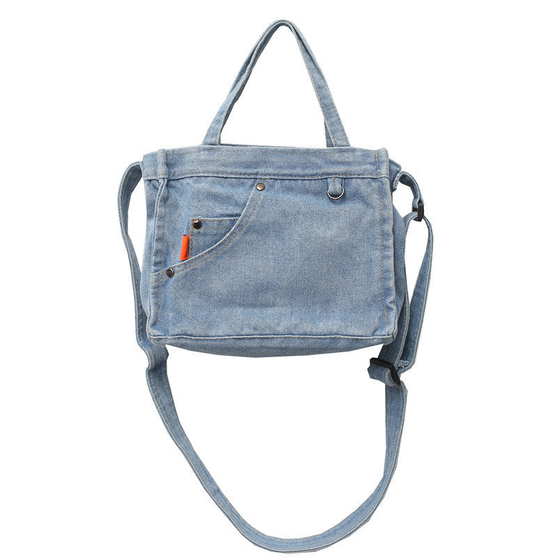 Denim Crossbody Ins Style Mini Square Bag