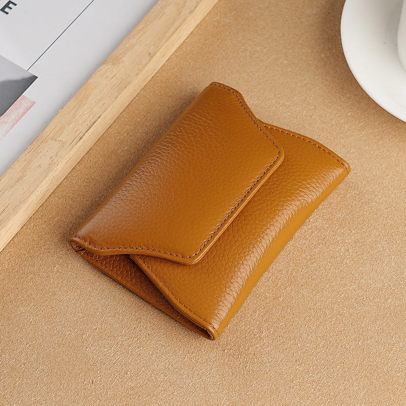 Small Leather Card Holder Wallet