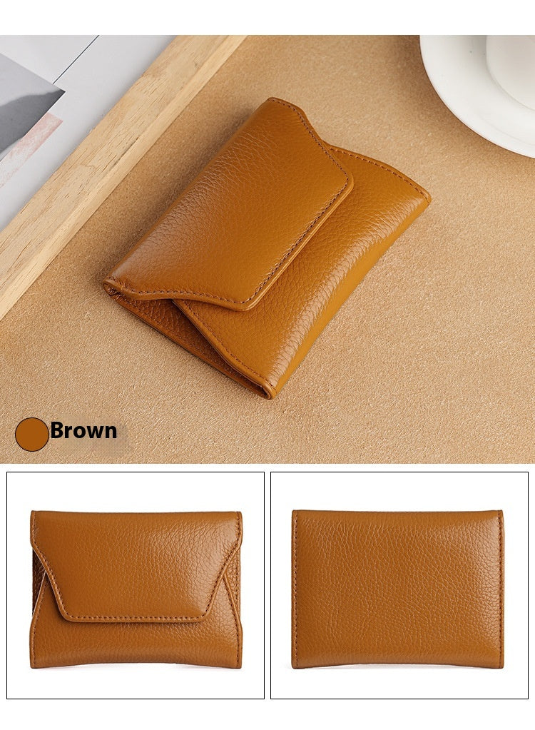 Small Leather Card Holder Wallet