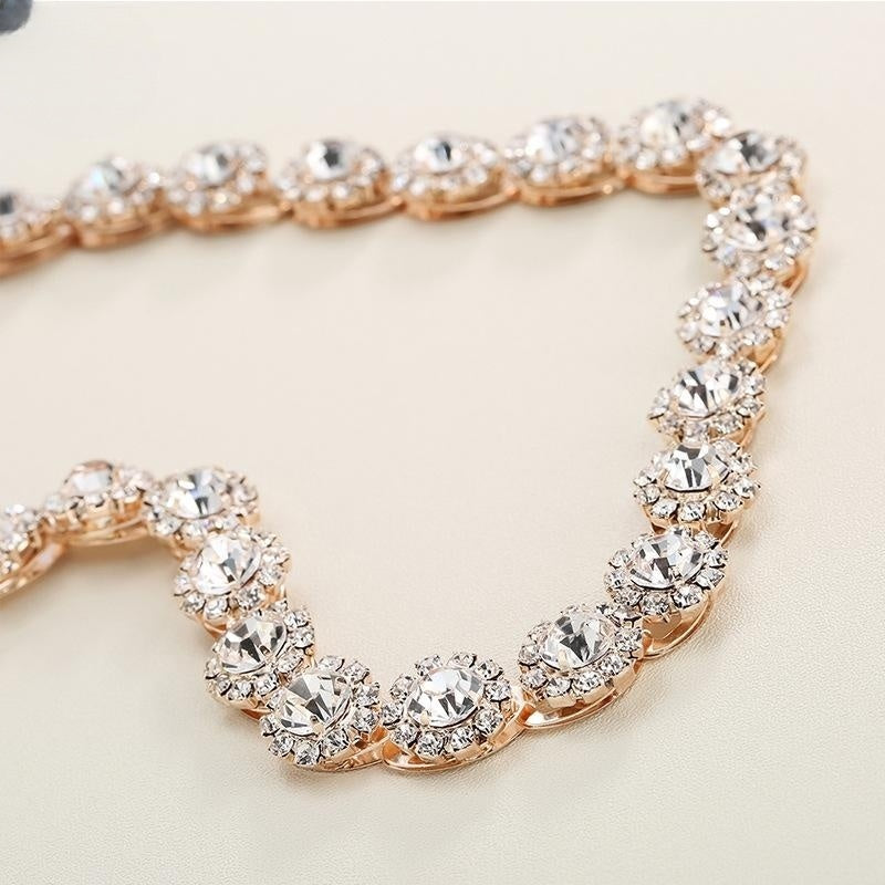 Bridal Rhinestone SUNFLOWER Hair Band