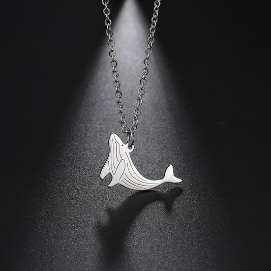 Sea World Animal Stainless Steel Pendant Necklace