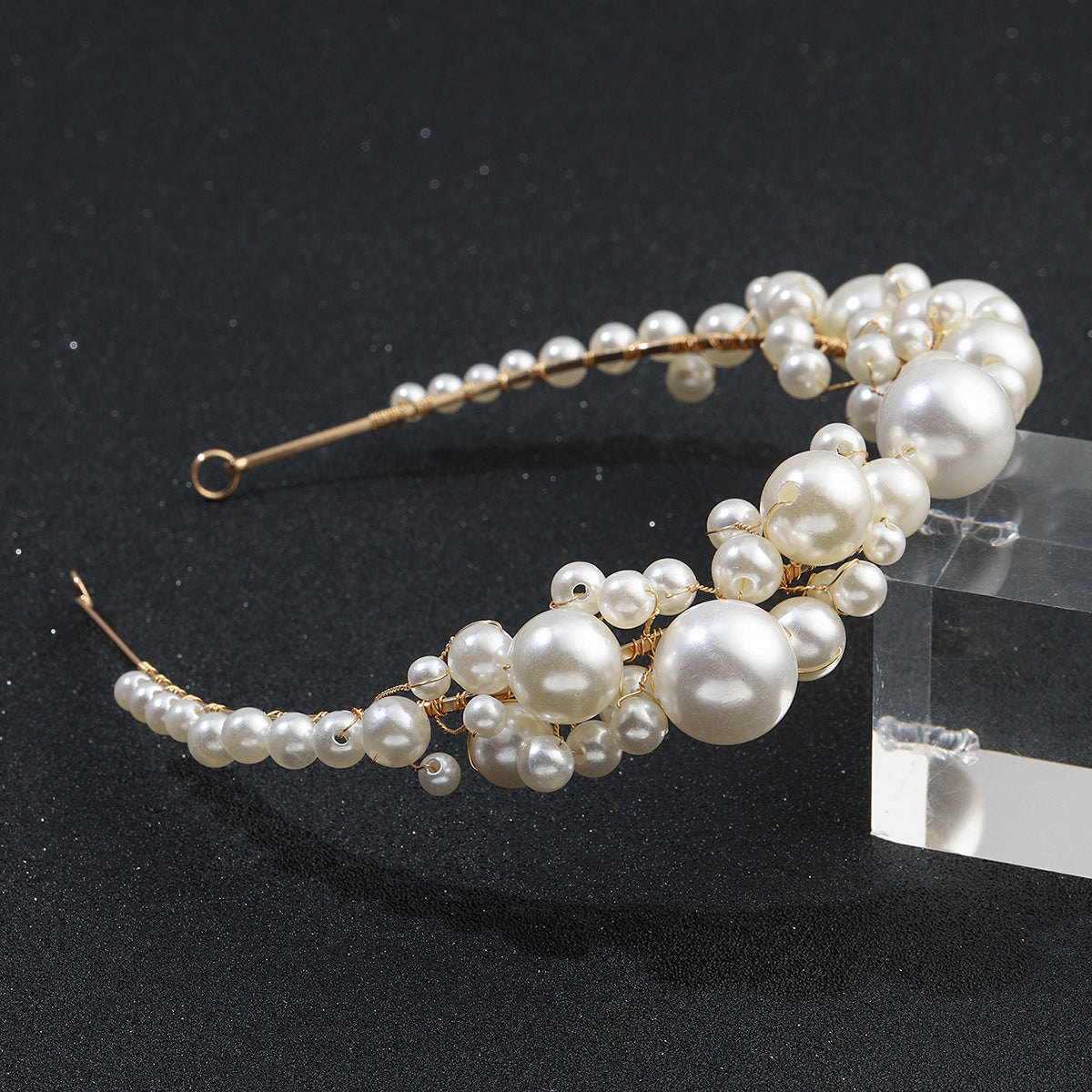 Retro Faux Pearl Headband