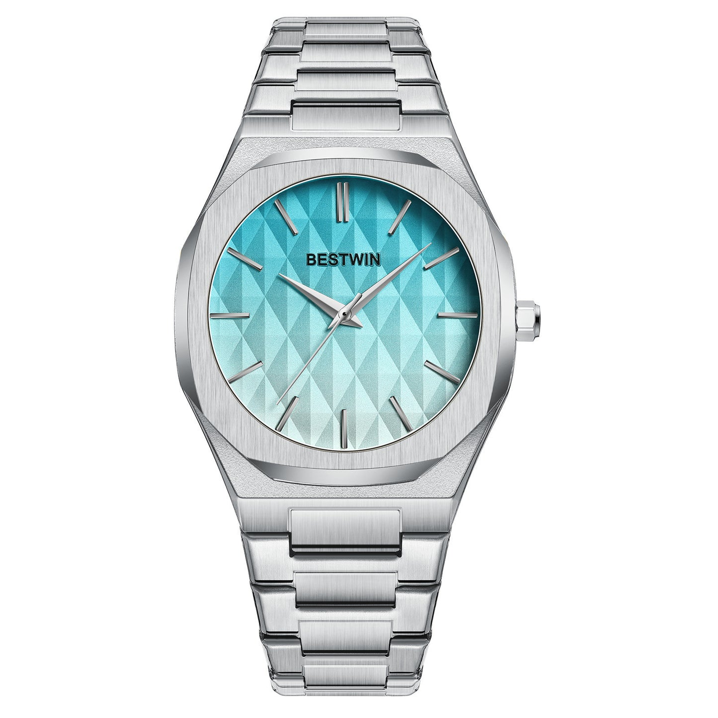 Embossed Dial Men's Watch