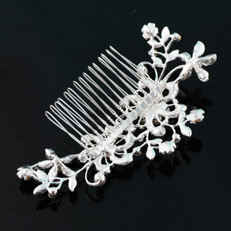 Pearl Rhinestone Hair Comb