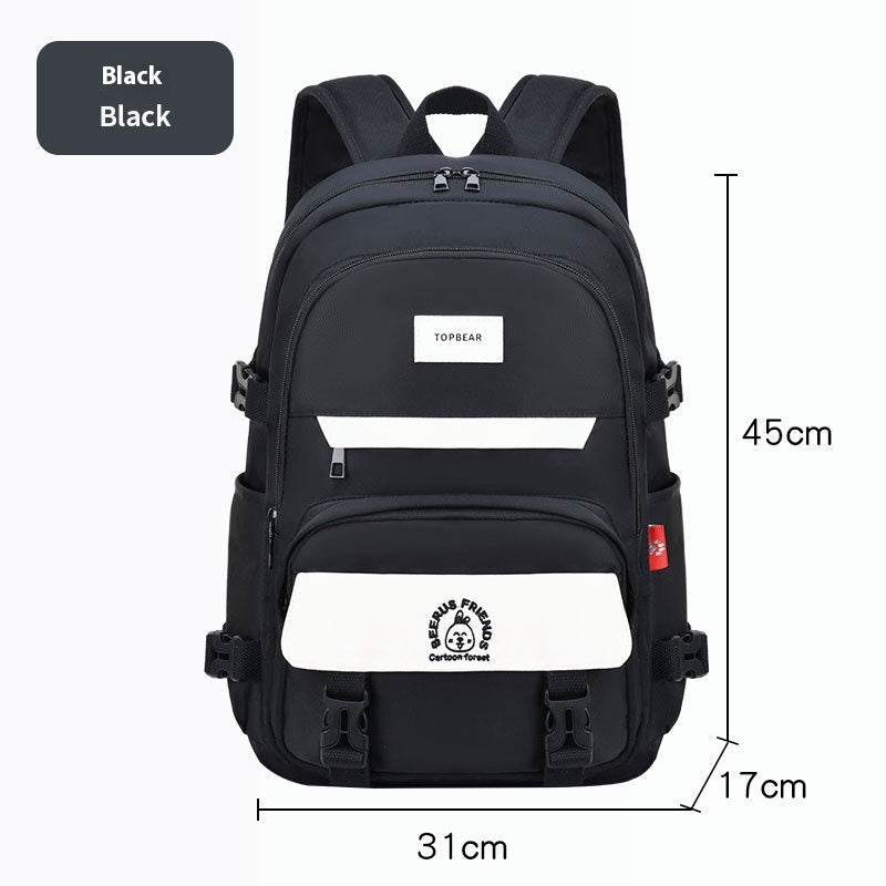 Lightweight And Large Capacity Burden Reduction All-match Candy Style Good-looking Backpack