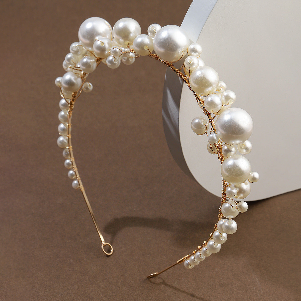 Retro Faux Pearl Headband