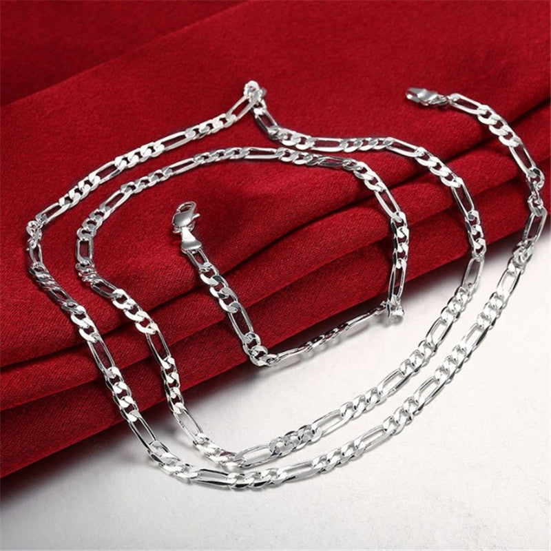 Silver Plated Sweater Accessories Necklace