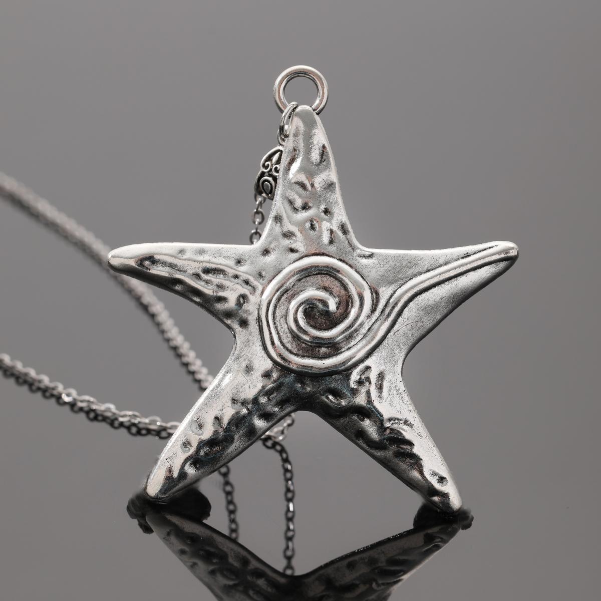 Sweet Cool Big Pentagram Pendant Necklace