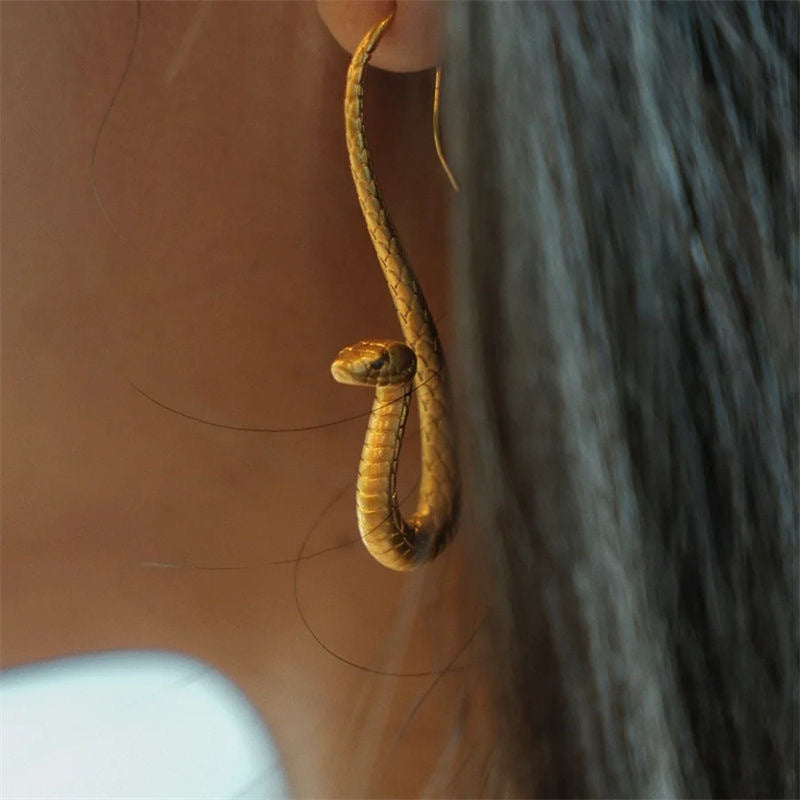 Snake-shaped Earrings