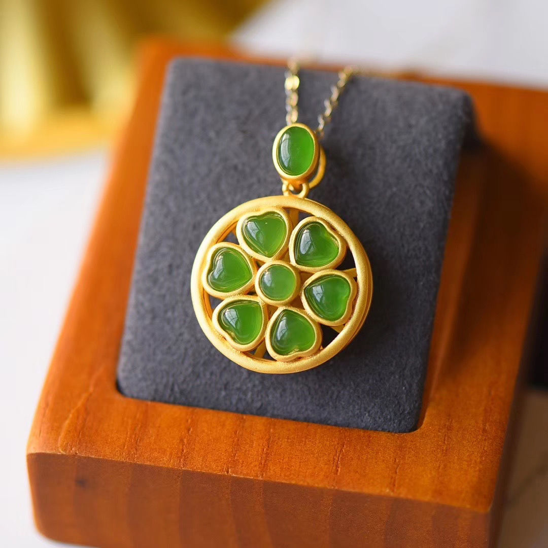 Women's Special-interest Design Jade Pendant Vintage Necklace