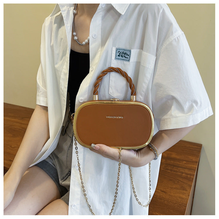 Fashion Simple Shoulder Candy Color Crossbody Bag