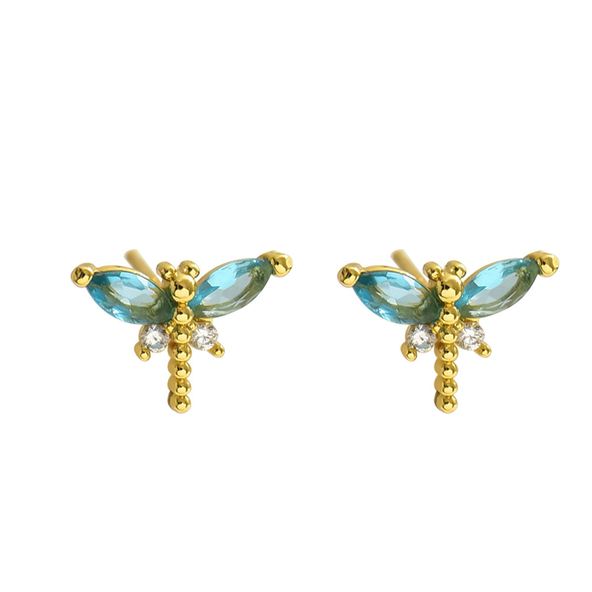 Female Niche Cute Dragonfly Stud Earrings