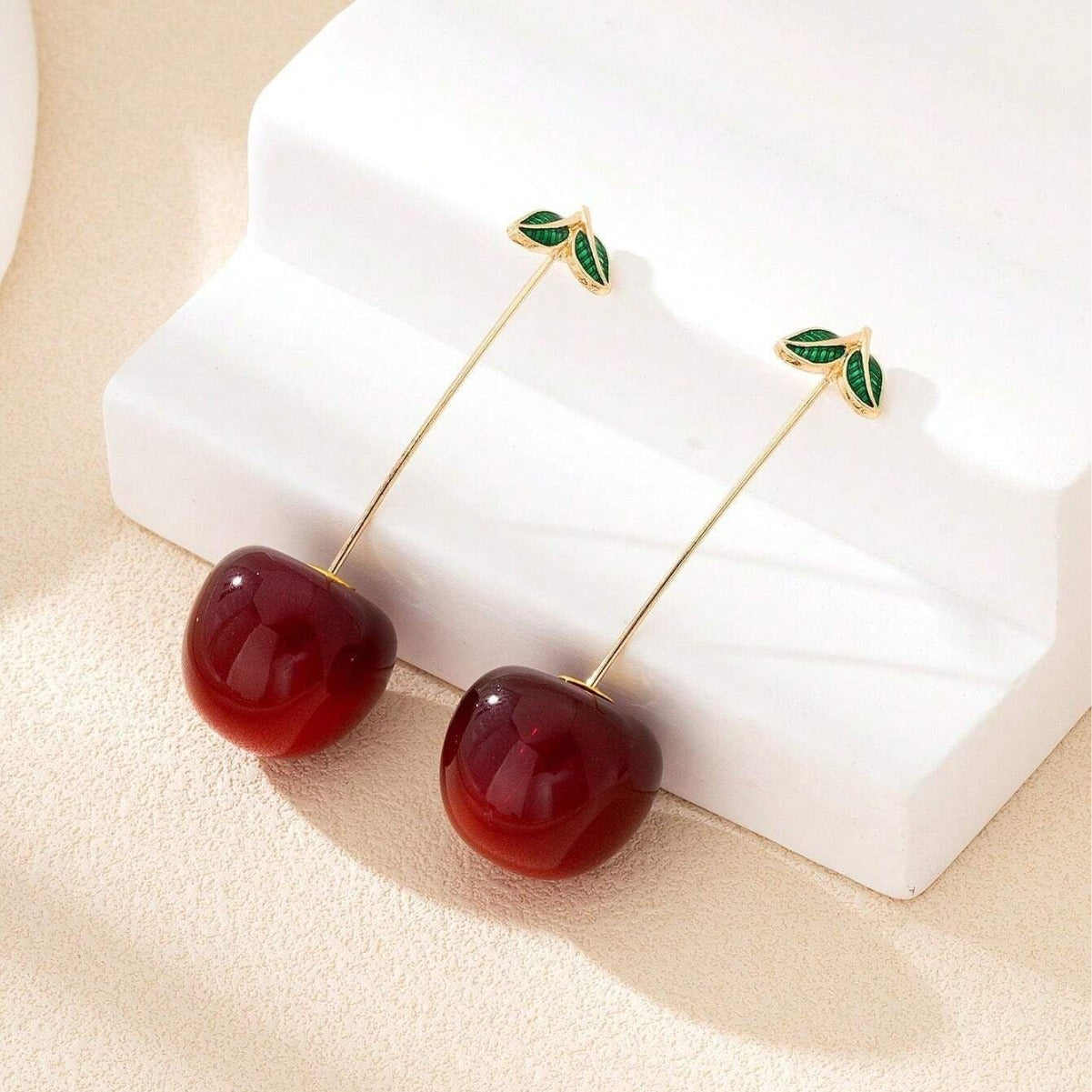 Small Cute Long Fruit Theme Earrings