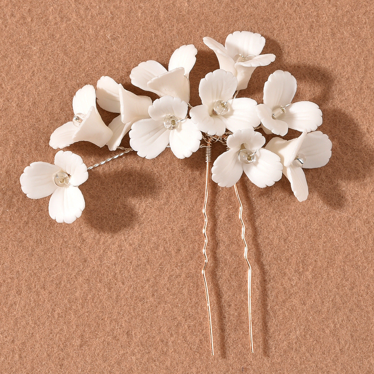 White Flower Hairpin