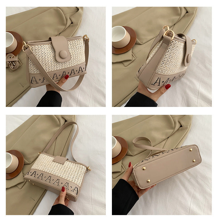 Summer Fashion Woven Niche Texture Shoulder Bag