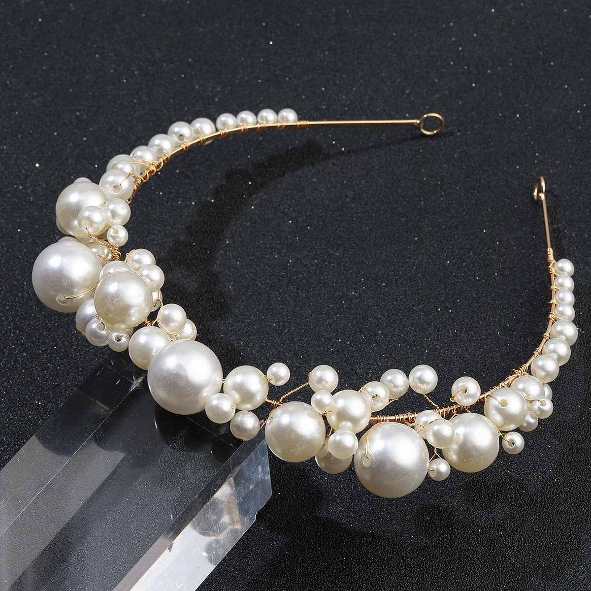 Retro Faux Pearl Headband