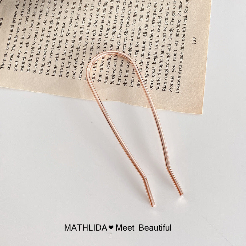 Minimalist U-shaped Hair pin