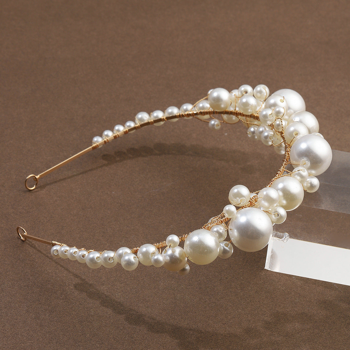 Retro Faux Pearl Headband