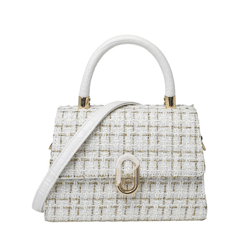 Baguette Woolen Small Square Women's Bag