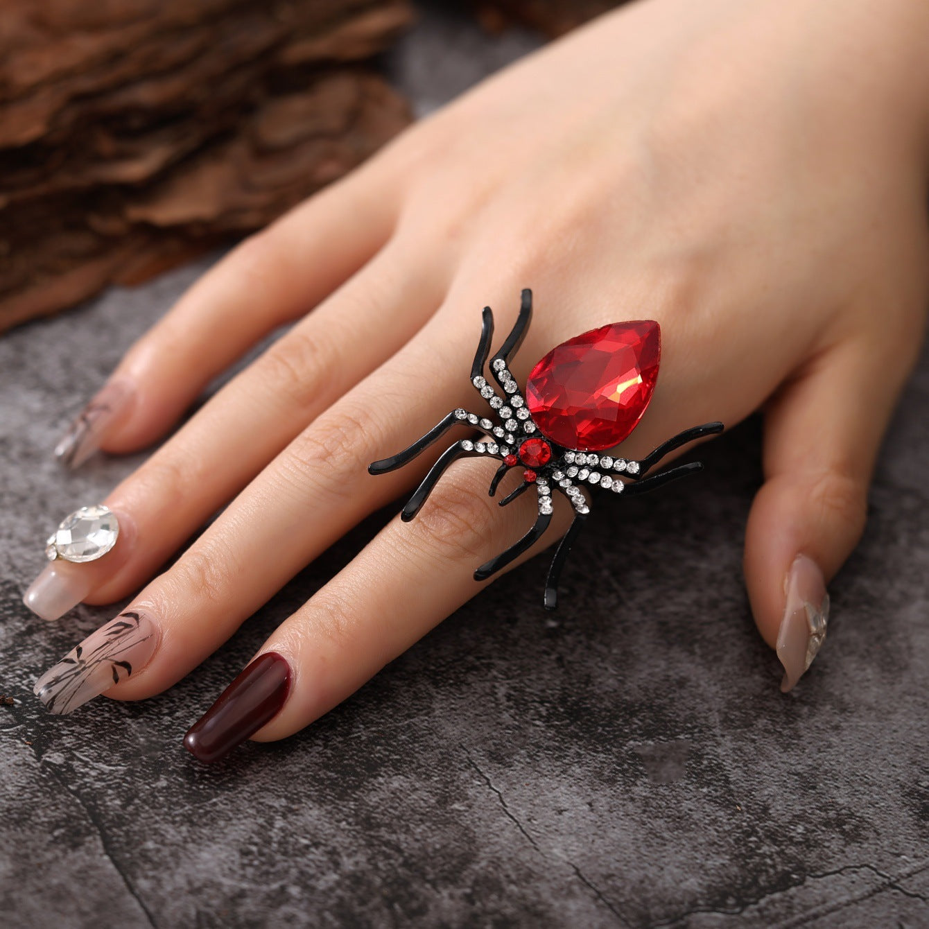 Fashion Dark Halloween Spider Ring