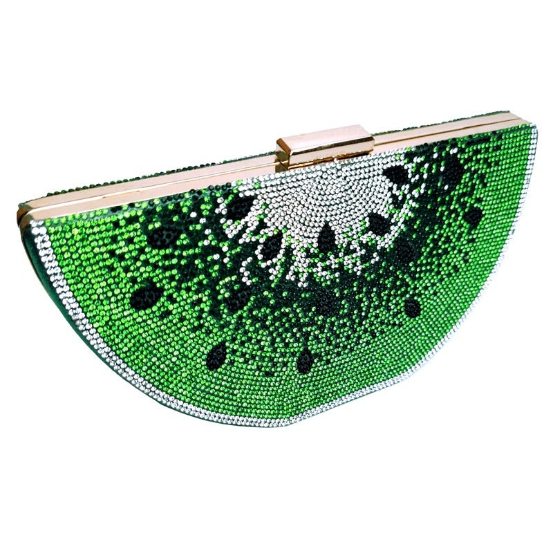 Watermelon Diamond Clutch Handbag