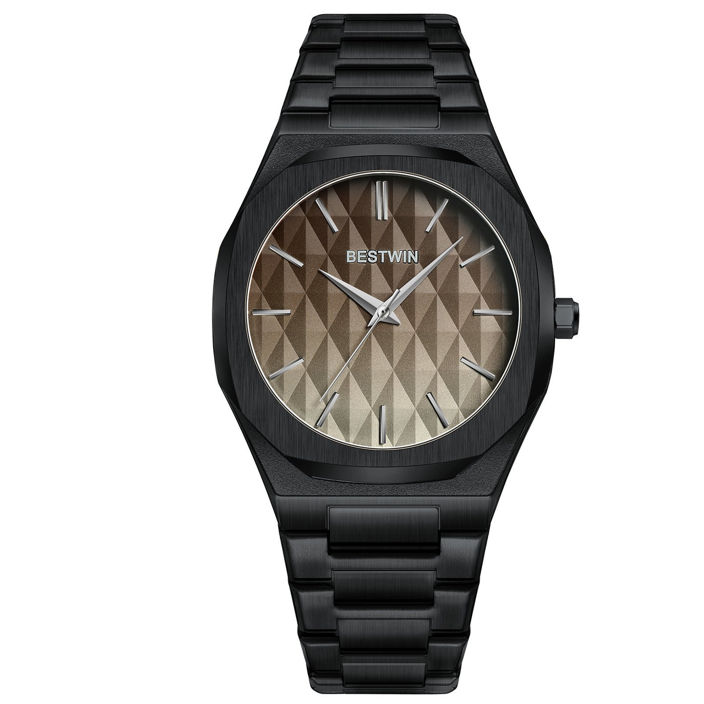 Embossed Dial Men's Watch