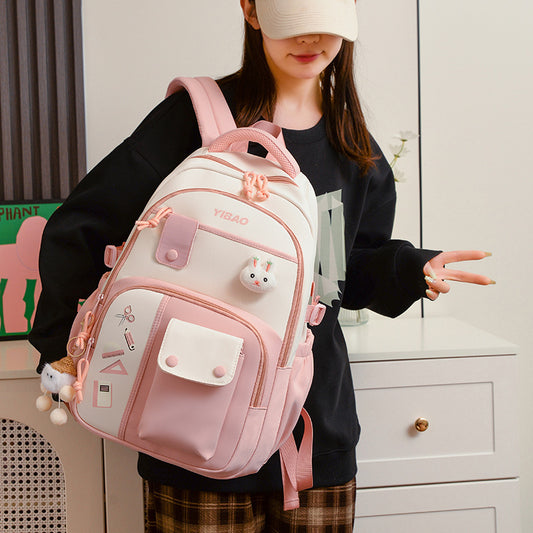 Fashion Color Contrast Backpack