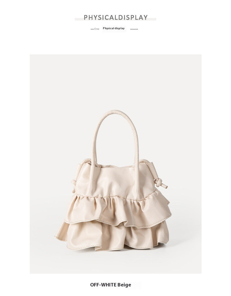 Women's Pleated Ruffled Handbag