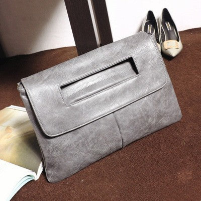 Large Capacity PU Belt Clutch Bag