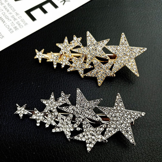 Full Diamond Star Hair pin