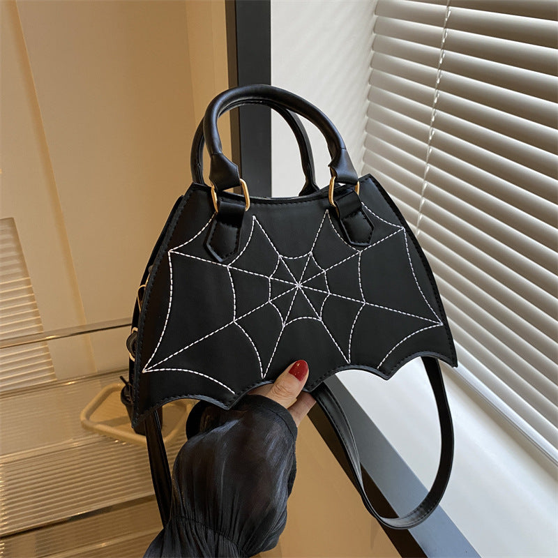 Halloween Spider Web Saddle Bag