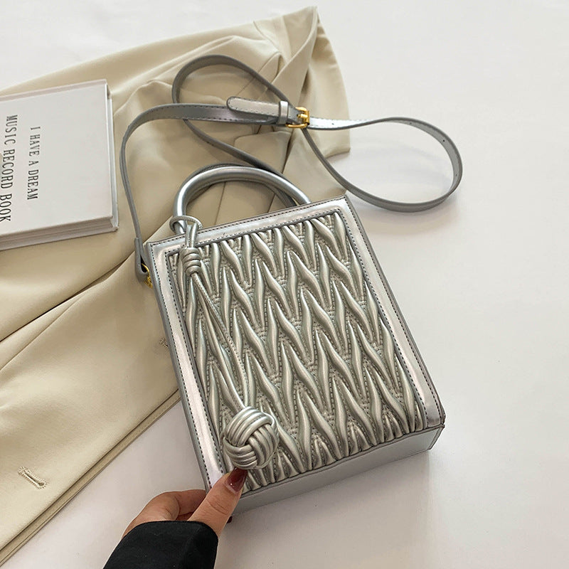 Stylish Good Texture Pleated Small Handbags