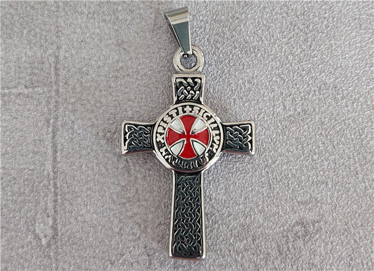 Men's Cross Zinc Alloy Pendant Necklace