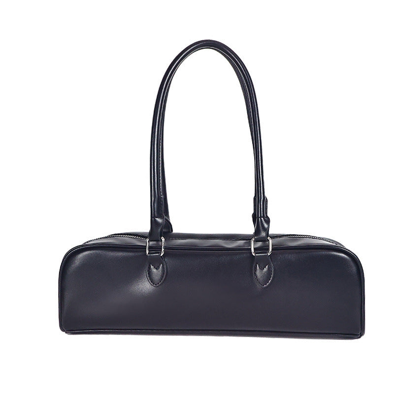 High-grade Soft Leather Love Shoulder Baguette Bag