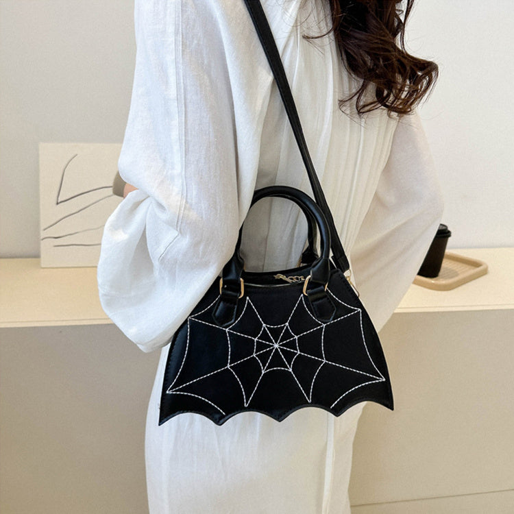 Halloween Spider Web Saddle Bag