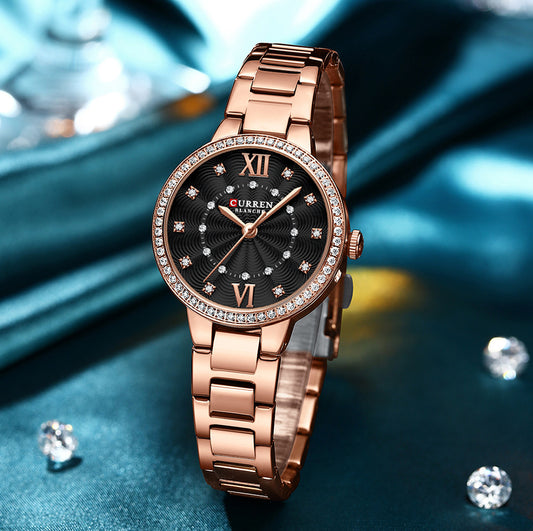 Fashion Casual Steel Strap Women's Watch