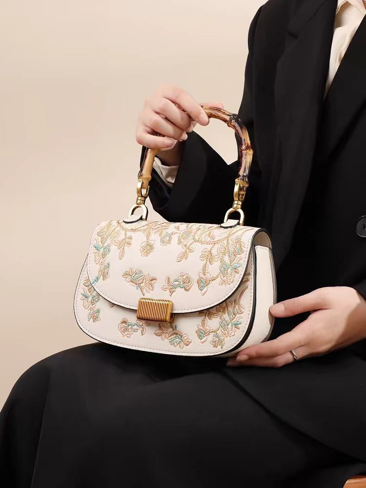 Chinese Style Embroidery Women's Cross-body Bag