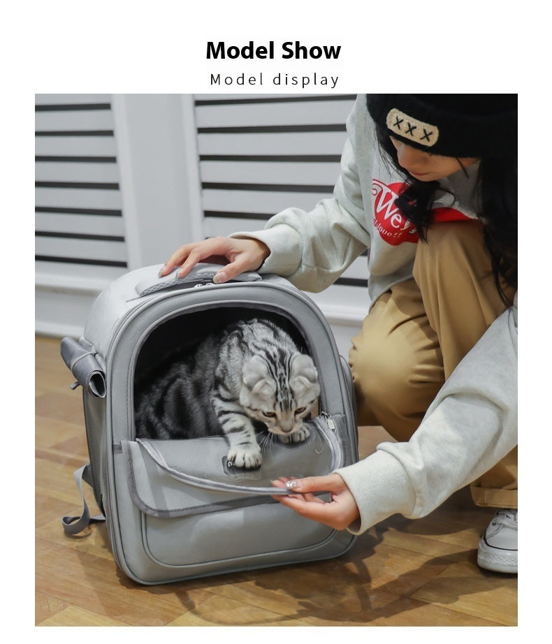 Cat Outdoor Portable Shoulder Breathable Pet Bag