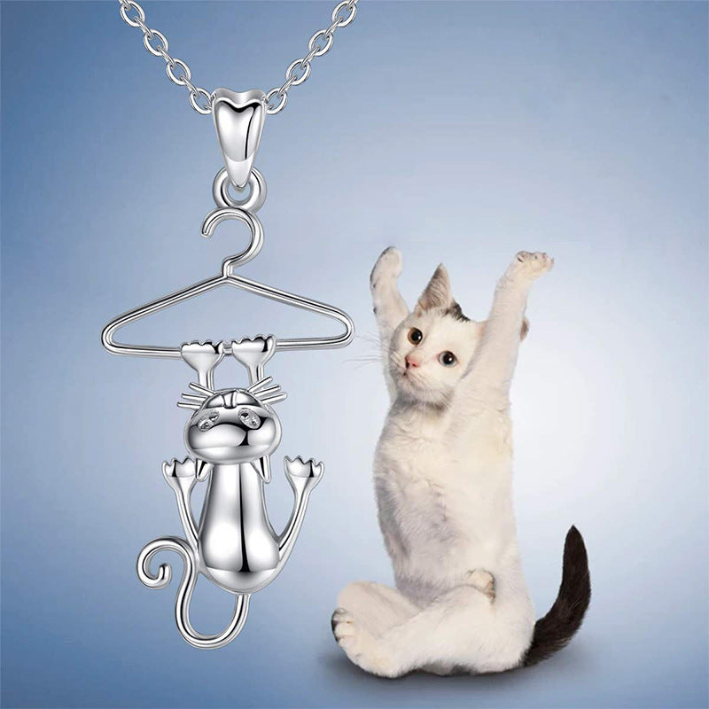 Naughty Cat Ladies Clavicle Chain Necklace